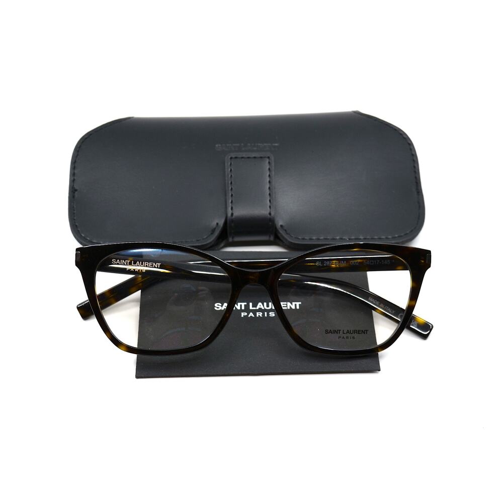 SAINT LAURENT SL 287 002 DARK HAVANA EYEGLASSES FRAME - Picture 9 of 10